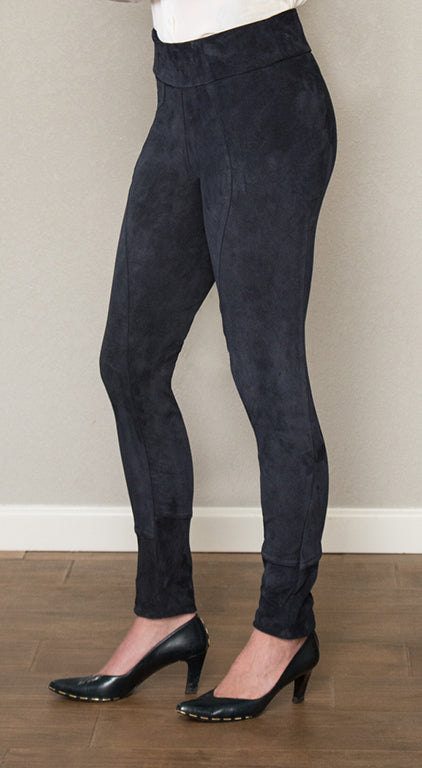 Skinny Leg - Suede Leather