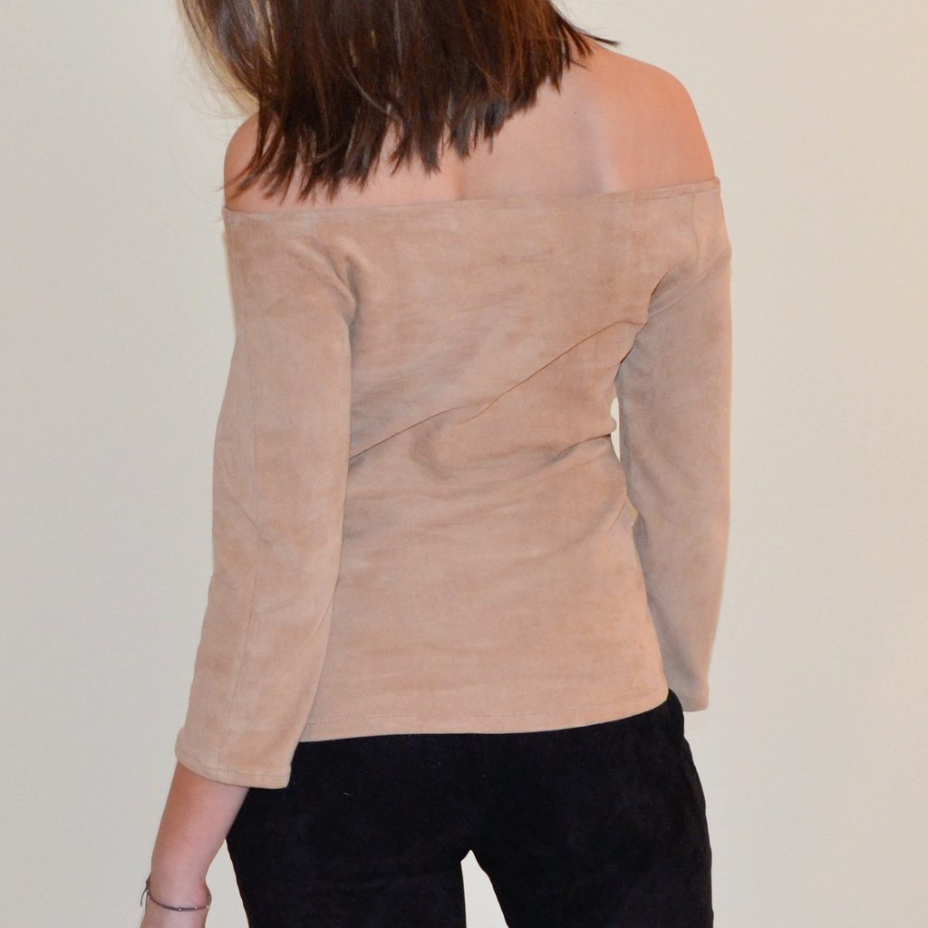 Off Shoulder Tee Long Sleeve