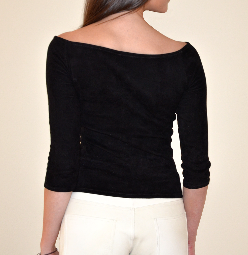 Off Shoulder Tee Long Sleeve