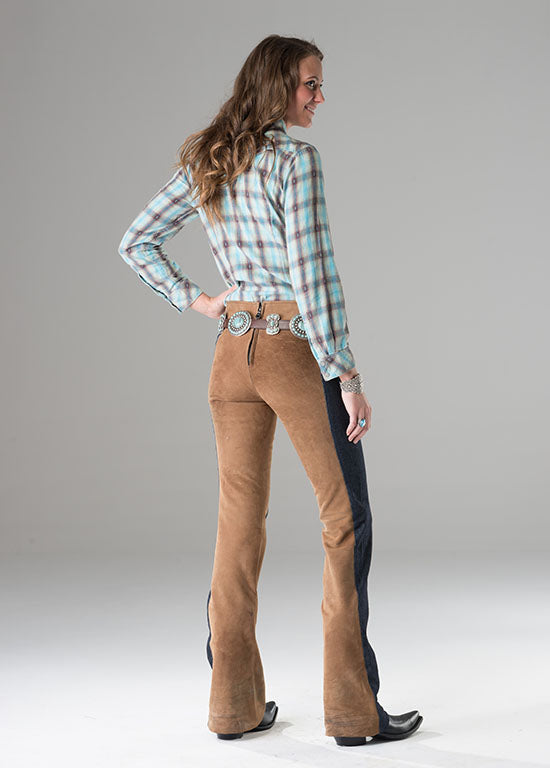 Jeans with Traditional Leathers