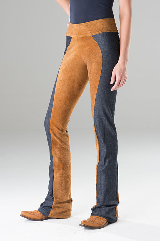 Jeans with Traditional Leathers