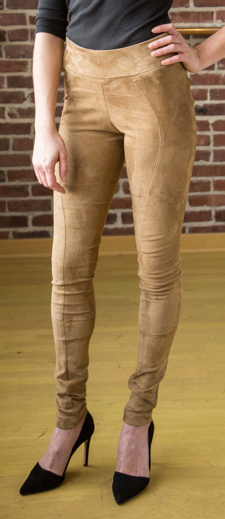 Skinny Leg - Suede Leather